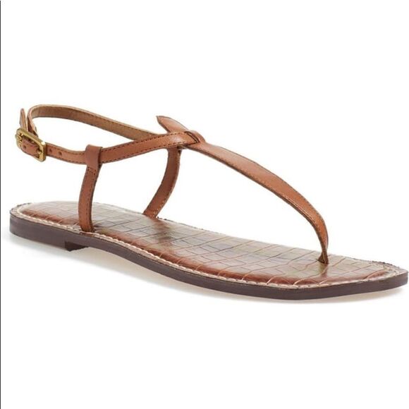 Sam Edelman Gigi Leather Thong Sandals, Size 7.5 - Picture 1 of 13
